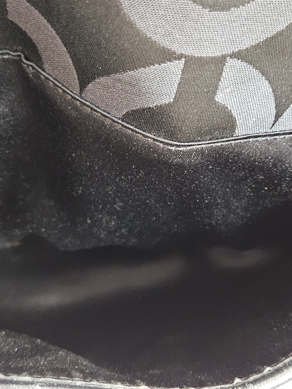 Signature  COACH Taylor Op Art Alexis Carry-All Tote Handbag F25501 Black/black - Picture 13 of 14